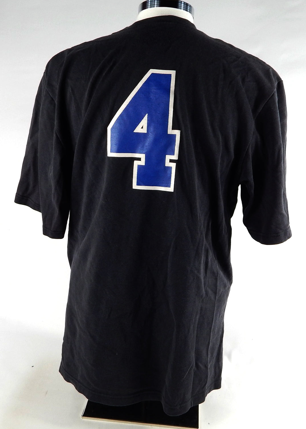 1990s Orlando Magic #4 Game Used Black T-Shirt XL 871 Pic2