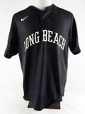 2019 Long Beach State Dirtbags  #6 Game Used Black Jersey Baseball L 244
