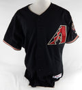 2007 Arizona Diamondbacks Lee Tinsley #8 Game Used Black Jersey 46 395
