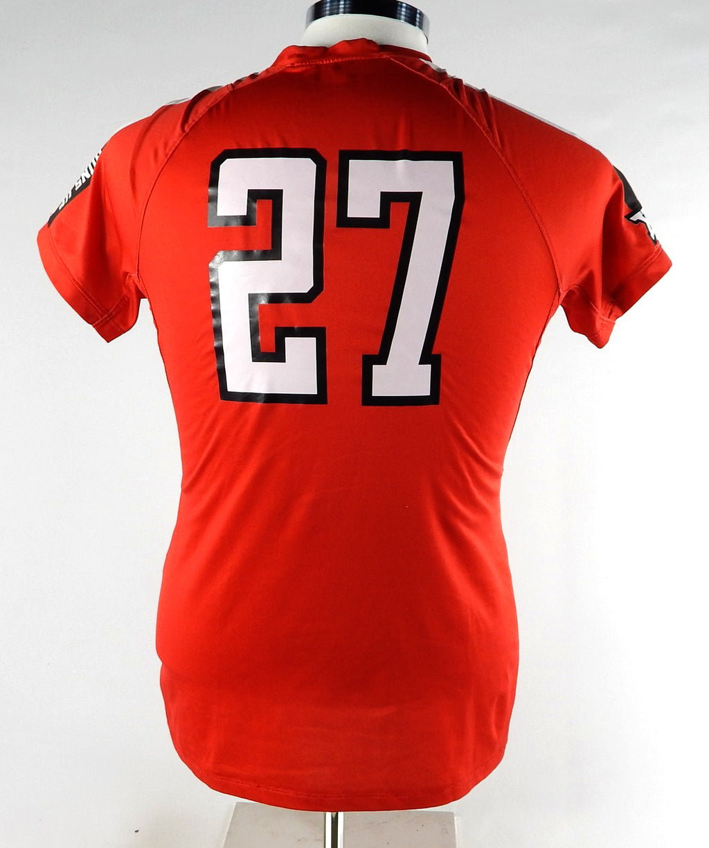 2017 Texas Tech Red Raiders #27 Game Used Red Jersey Womens Soccer M 542 Pic2