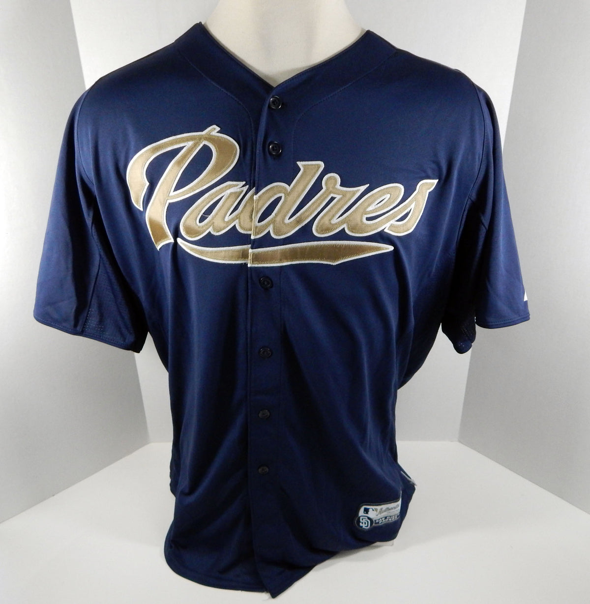 2012-13 San Diego Padres Jeremy Hermida #47 Game Used Navy Jersey BP ST Pic2