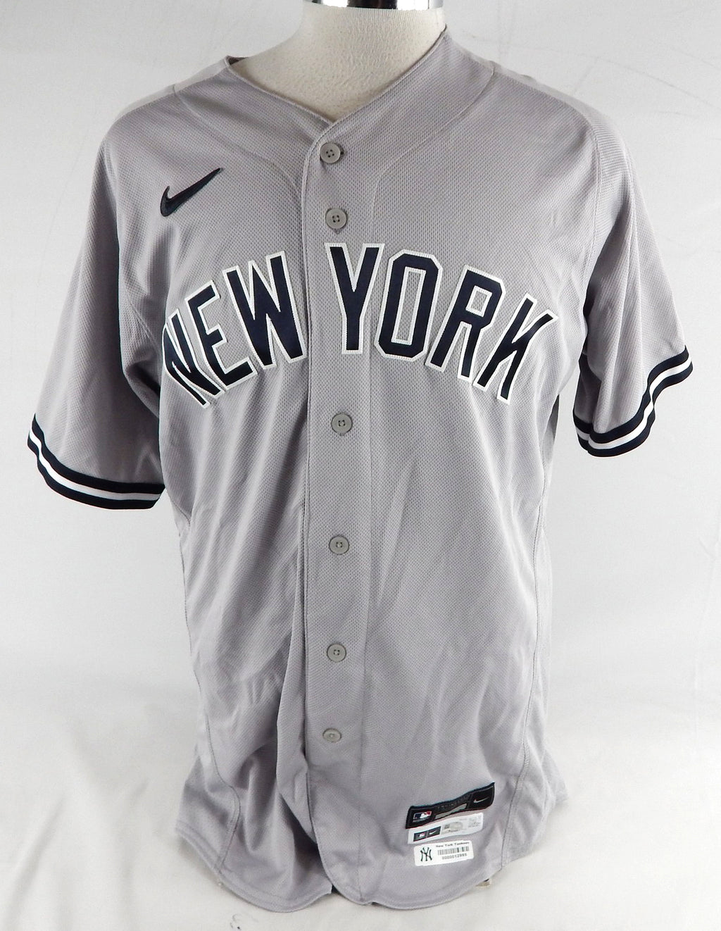 2022 New York Yankees Chi Chi Gonzalez #70 Game Issued Pos Used Grey Jersey 44 5