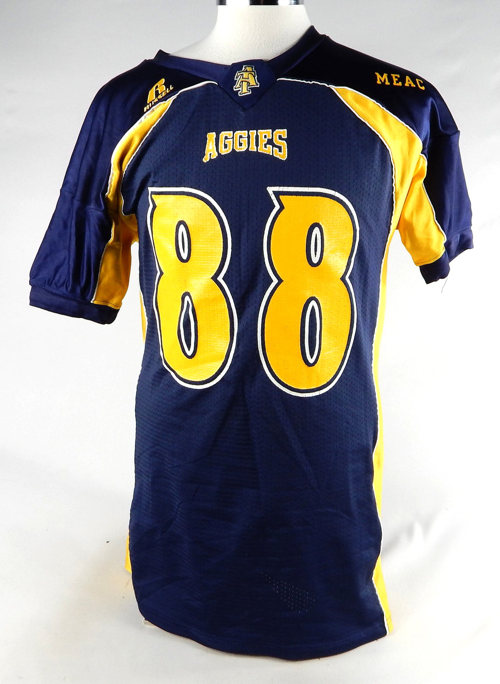 North Carolina A&T Aggies #88 Game Used Navy Jersey XL 874