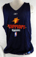 2002-06 Golden State Warriors #55 Game Used Navy Practice Jersey 2XL 214