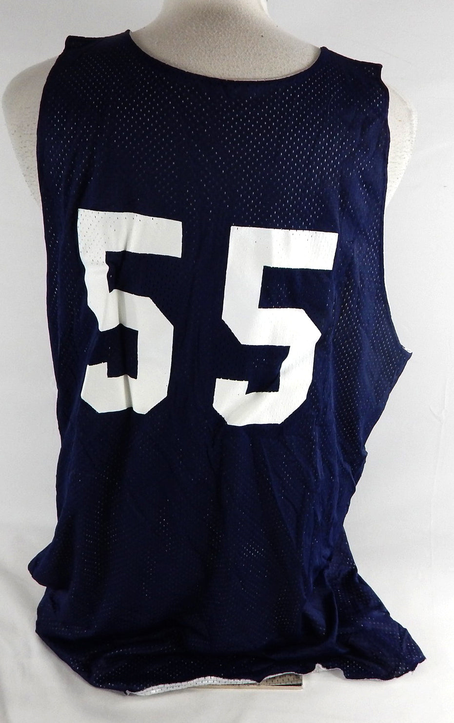 2002-06 Golden State Warriors #55 Game Used Navy Practice Jersey 2XL 214 Pic2