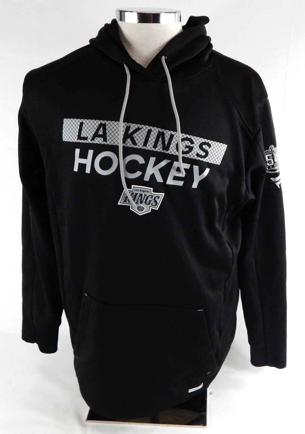 2024-25 Los Angeles Kings �Charles Hudon� #54 Team Issued Black Sweatshirt L 782