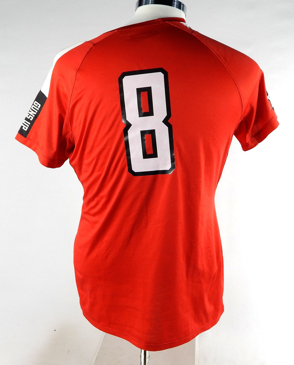 2017 Texas Tech Red Raiders #8 Game Used Red Jersey Womens Soccer L 548 Pic2