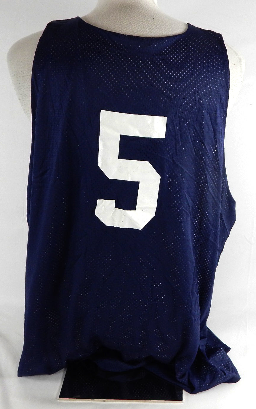 2002-06 Golden State Warriors #5 Game Used Navy Practice Jersey 3XL 215 Pic2