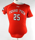 2017 Texas Tech Red Raiders #25 Game Used Red Jersey Womens Soccer S 549