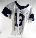 2024 Dallas Cowboys Seth Williams #13 Game Used White Practice Jersey 48 DP88773