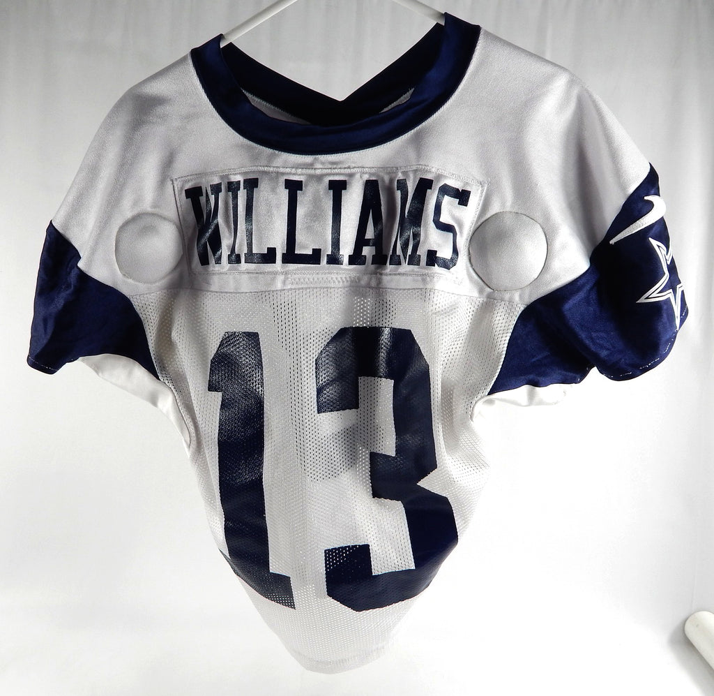 2024 Dallas Cowboys Seth Williams #13 Game Used White Practice Jersey 48 DP88773 Pic2