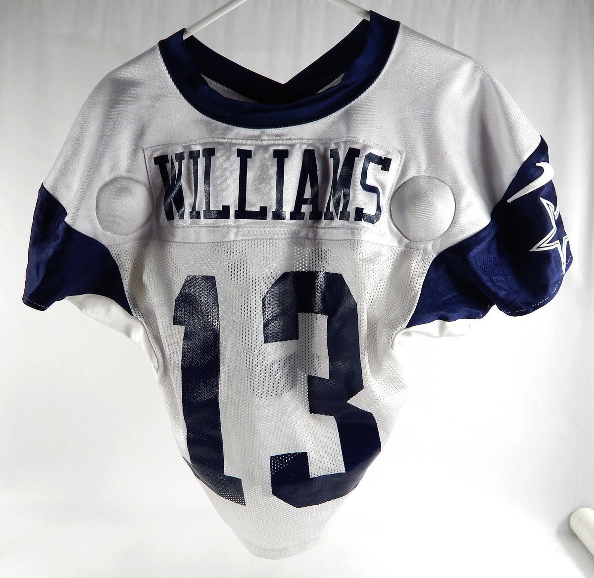 2024 Dallas Cowboys Seth Williams #13 Game Used White Practice Jersey 48 DP88773 Pic2