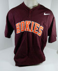 Virginia Tech Hokies Blank GameIssued Maroon Practice Jersey 50 DP64807