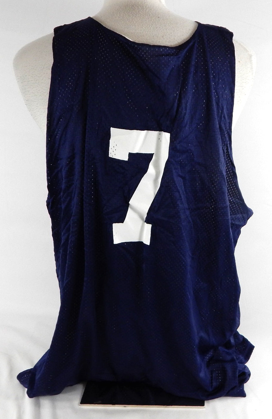 2002-06 Golden State Warriors #7 Game Used Navy Practice Jersey 3XL 217 Pic2