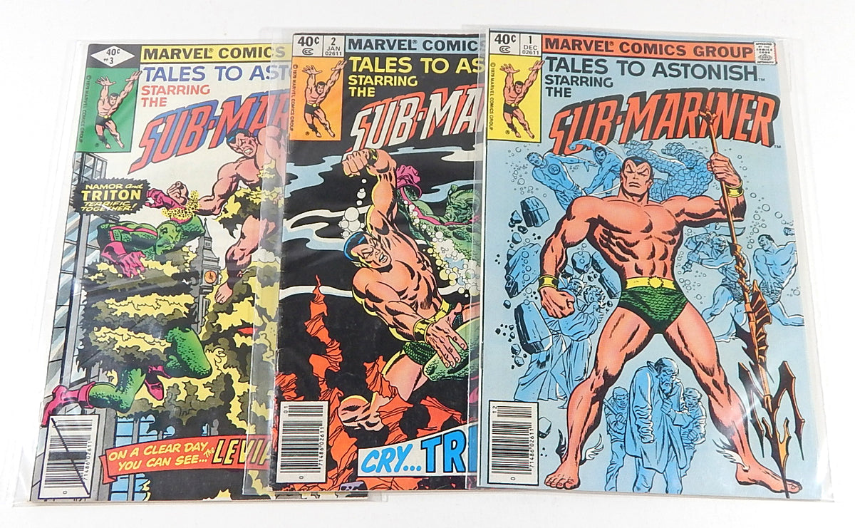 Tales To Astonish Sub-Mariner #1 2 3 4 5 6 7 8 9 10 11 12 13 14 Set Marvel 1979 Pic2