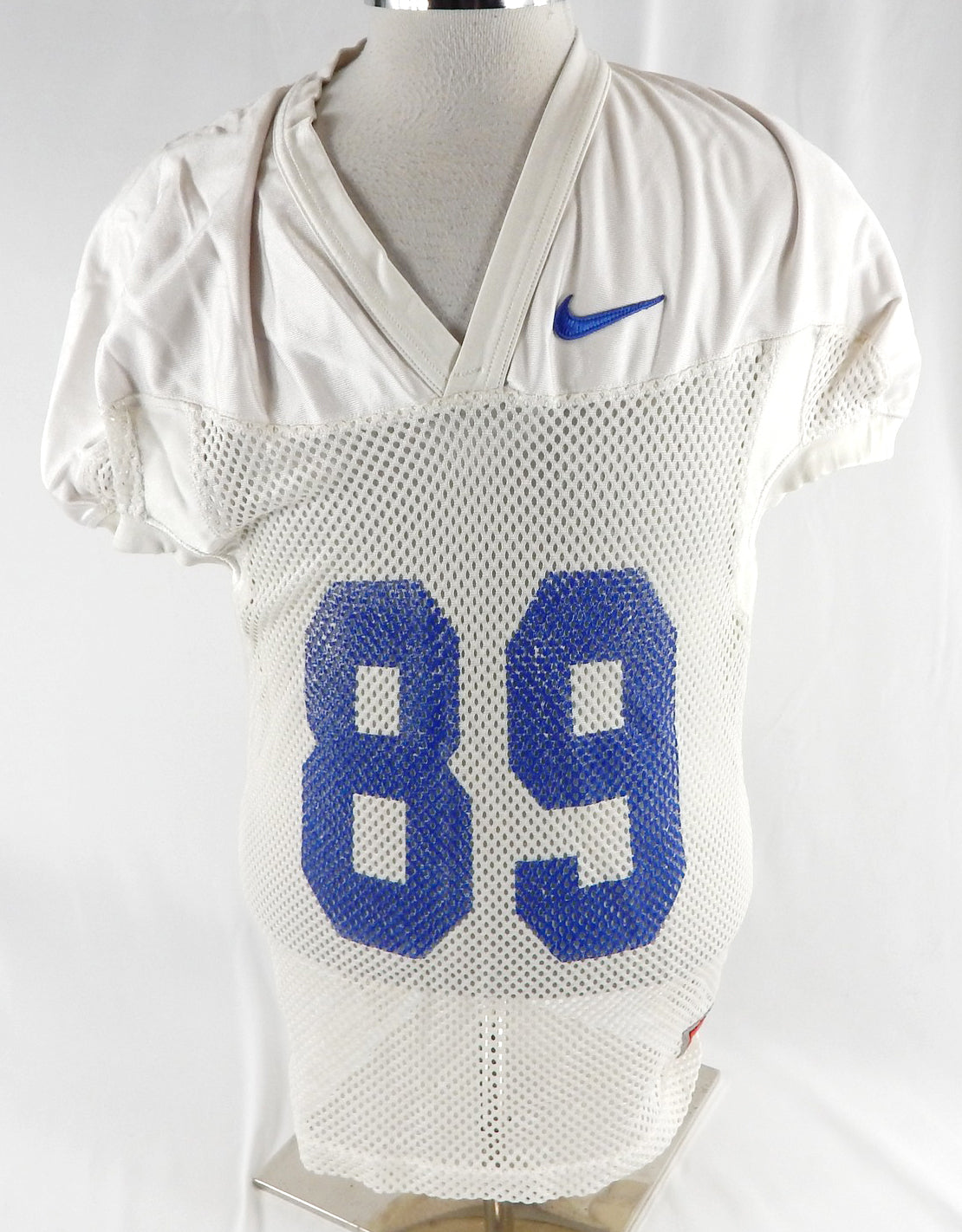 2016-19 Boise State Broncos #89 Game Used White Practice Jersey L 81