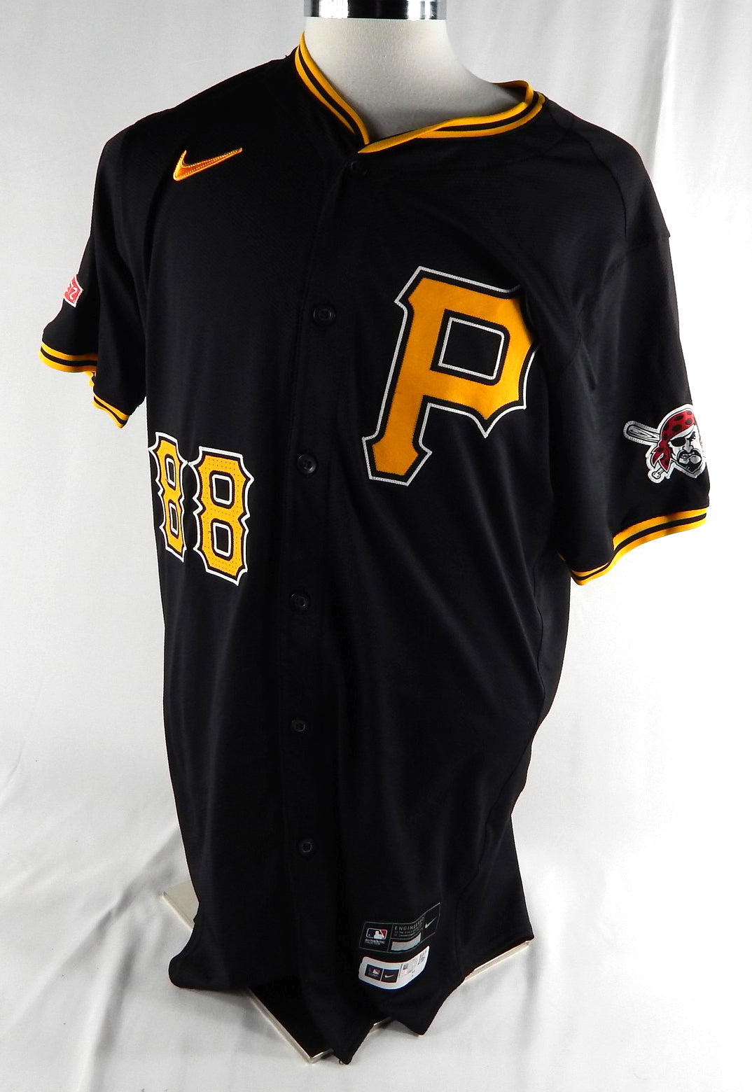 2024 Pittsburgh Pirates Christian Marrero #88 Game Issued Ps Used Black Jersey 3