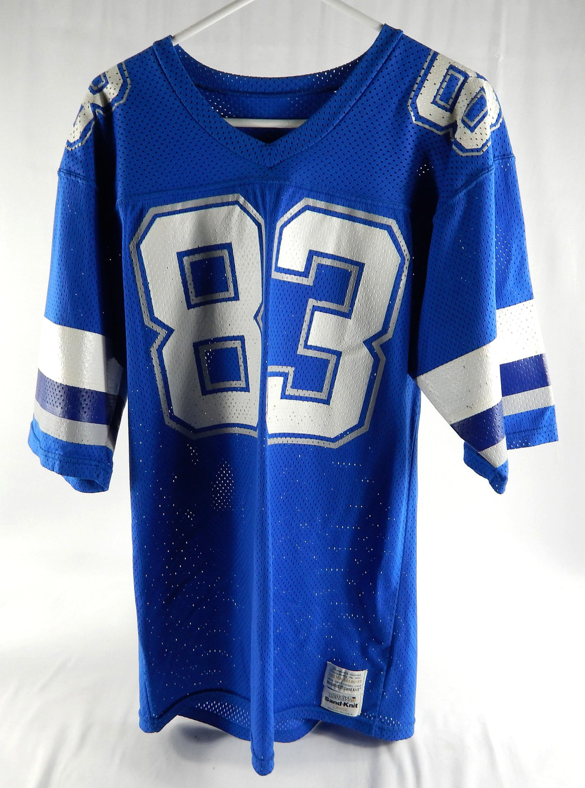 1983 Boston Breakers Charlie Smith #83 Game Issued Blue Jersey USFL L 777