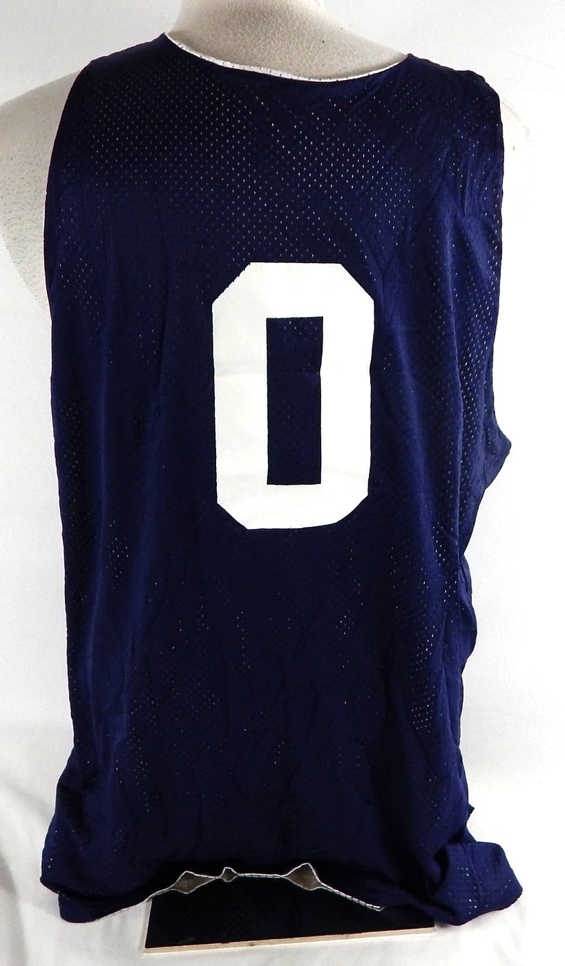 2002-06 Golden State Warriors #0 Game Used Navy Practice Jersey XL 220 Pic2