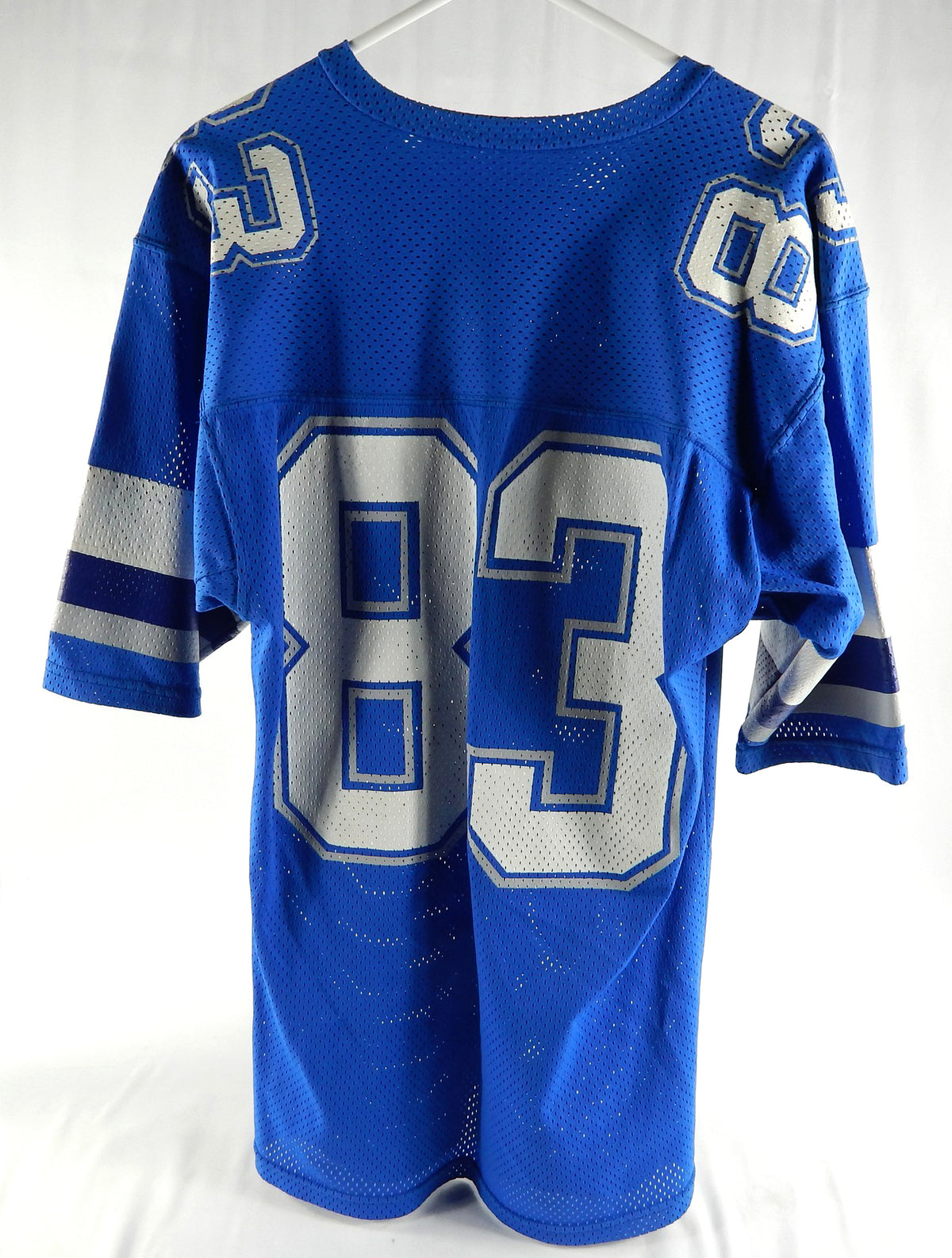 1983 Boston Breakers Charlie Smith #83 Game Issued Blue Jersey USFL L 777 Pic2