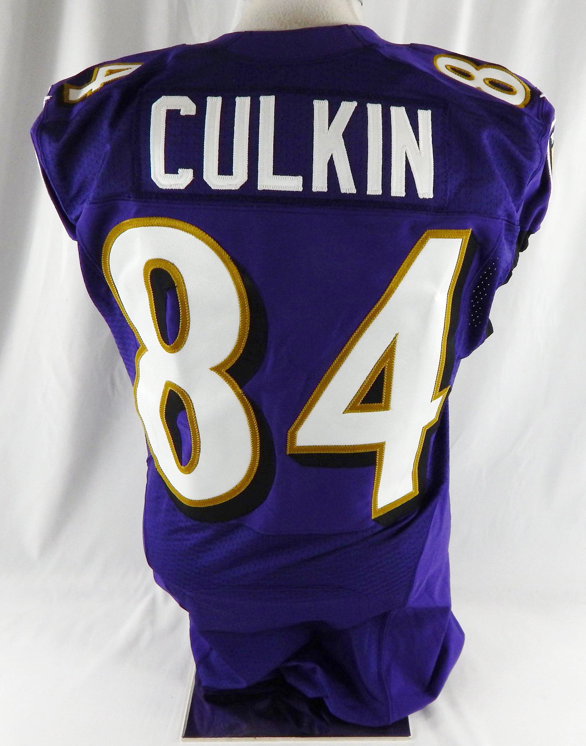 2016 Baltimore Ravens Sean Culkin #84 Game Issued Purple Jersey 42 197 Pic2
