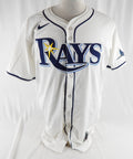 2024 Tampa Bay Rays Michael Johns #9 Game Issued Pos Used White Jersey 44 971