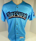 2012 Clearwater Threshers Blank Game Issued Blue Jersey Prostate Cancer 44 86