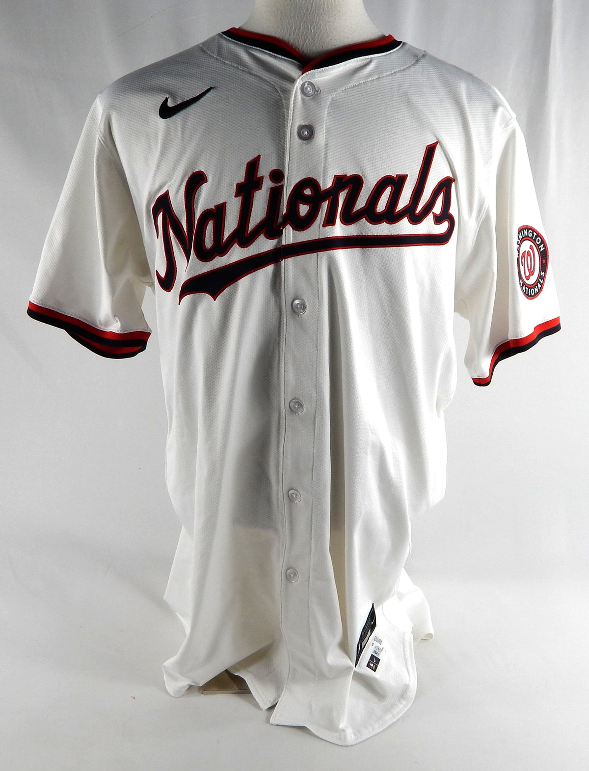 2024 Washington Nationals Hunter Harvey #73 Game Issued Pos Used White Jersey 5