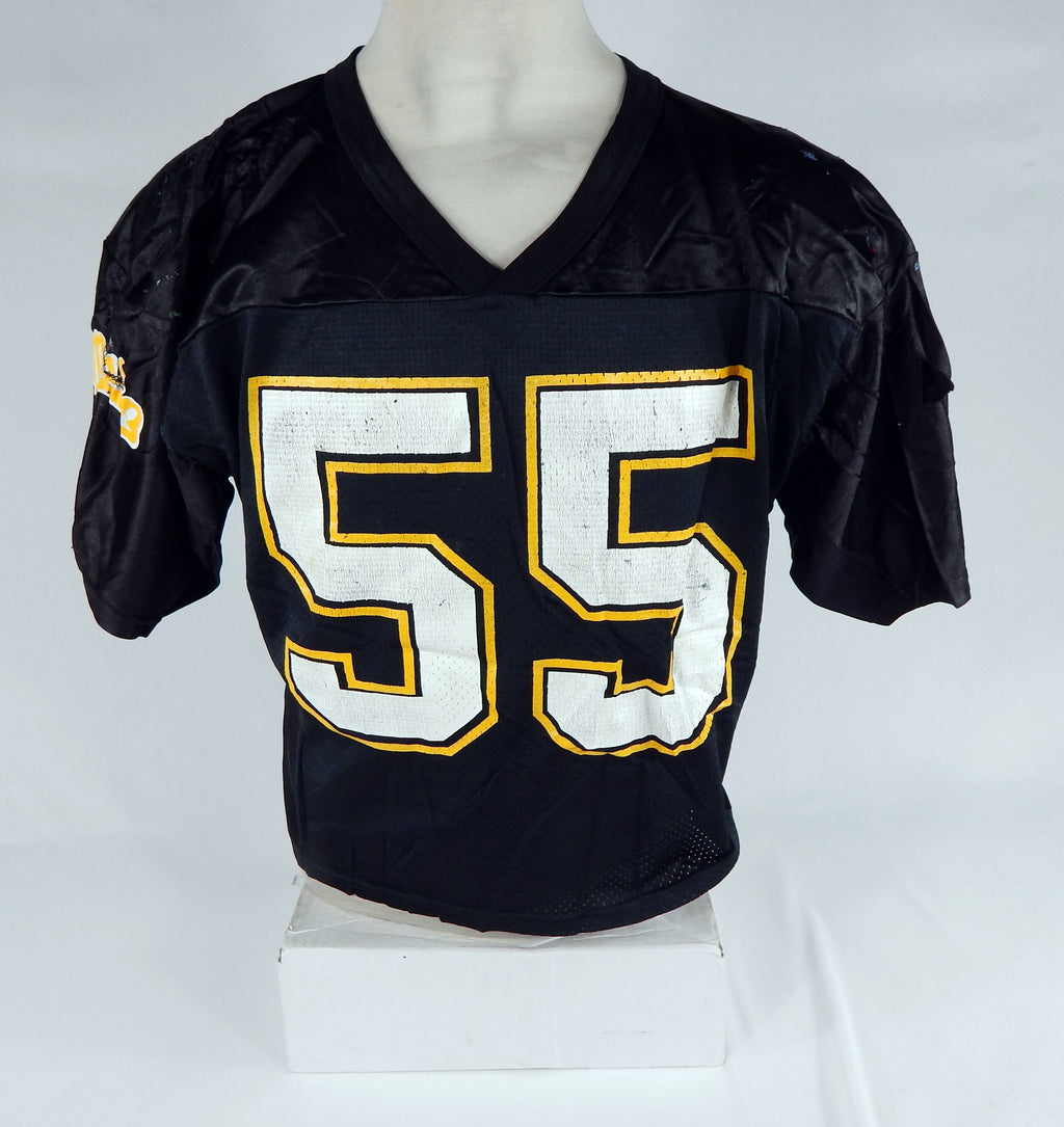 Marin Football #55 Game Used Black Jersey XL DP66588