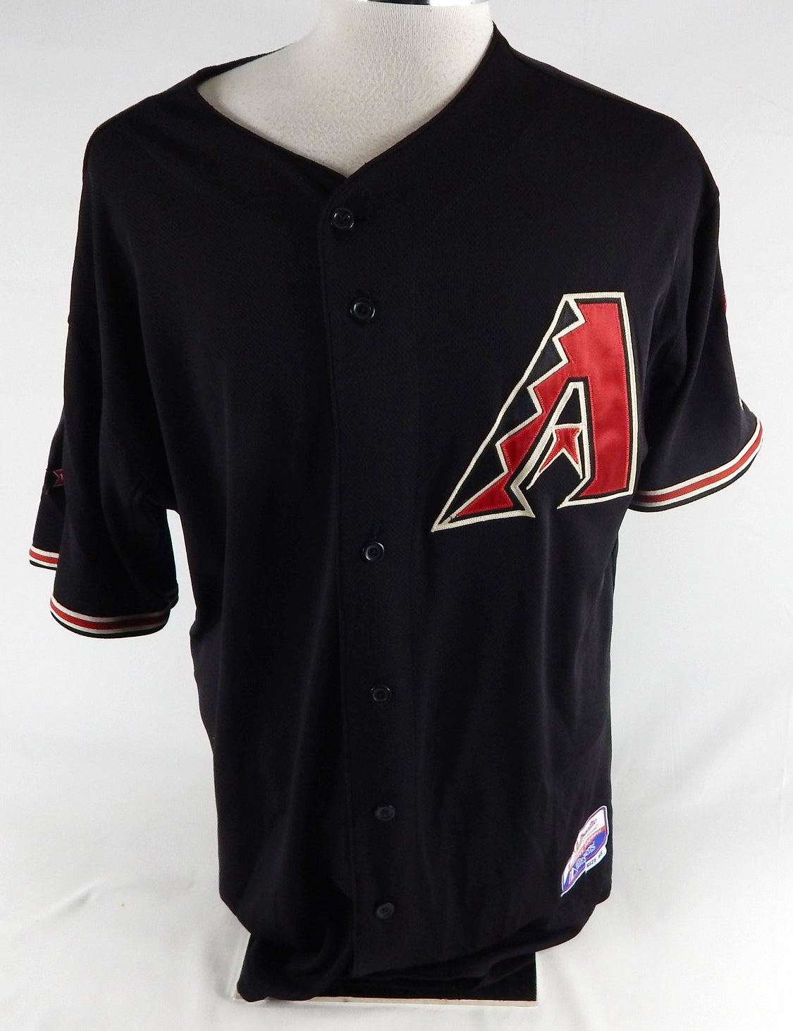 2008 Arizona Diamondbacks Glenn Sherlock #53 Game Used Black Jersey 10 Patch 9