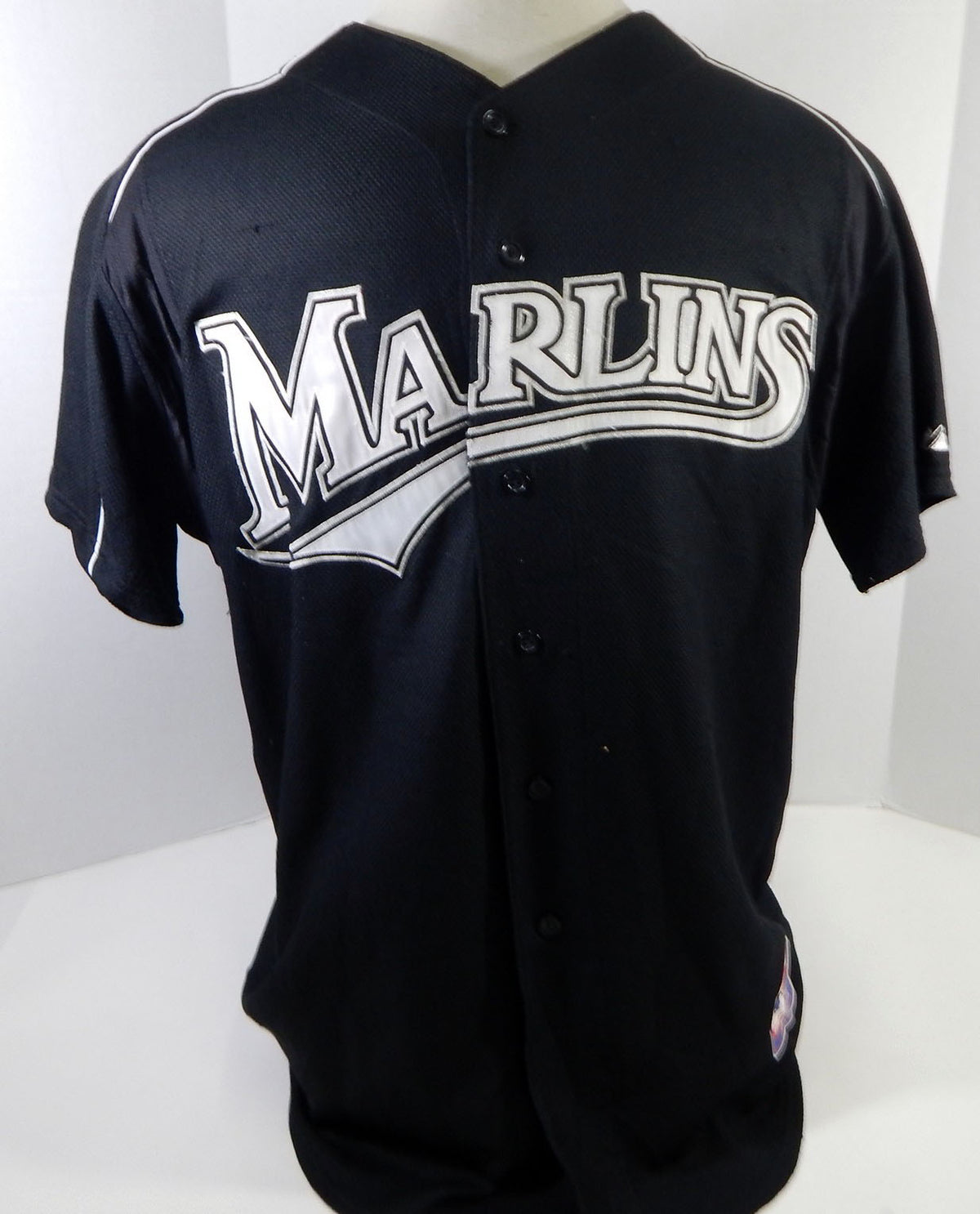 2003-06 Florida Marlins Todd Moser #41 Game Used Black Jersey BP ST XL 098 Pic2