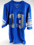 1980s Detroit Lions #13 Game Issued Blue Jersey 44 784