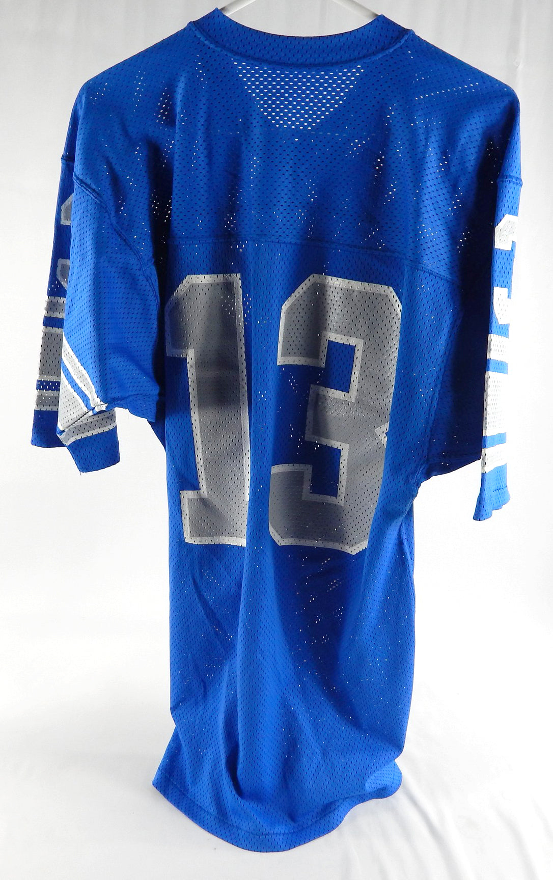 1980s Detroit Lions #13 Game Issued Blue Jersey 44 784 Pic2