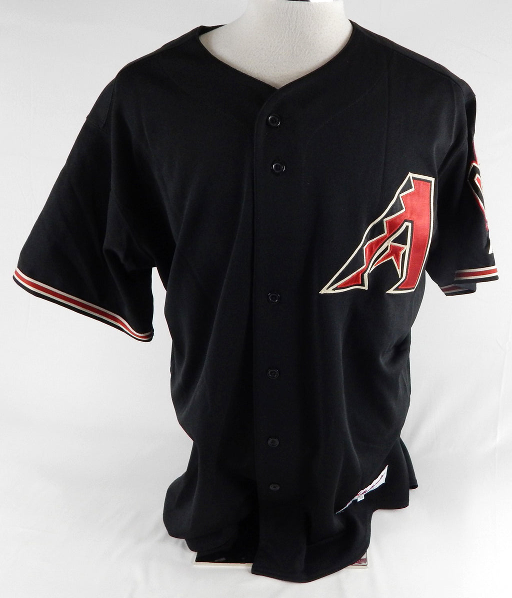 2007 Arizona Diamondbacks Doug Slaten #45 Game Used Black Jersey 50 412