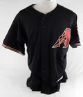 2007 Arizona Diamondbacks Doug Slaten #45 Game Used Black Jersey 50 412