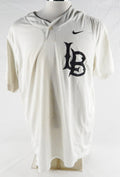 2019 Long Beach State Dirtbags #12 Game Used White Jersey Baseball XL 262
