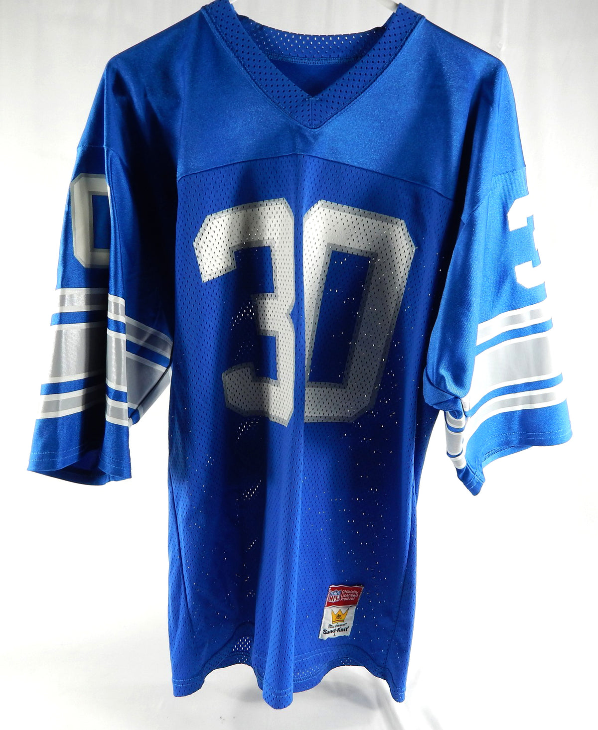 1980s Detroit Lions #30 Authentic Blue Jersey L 785