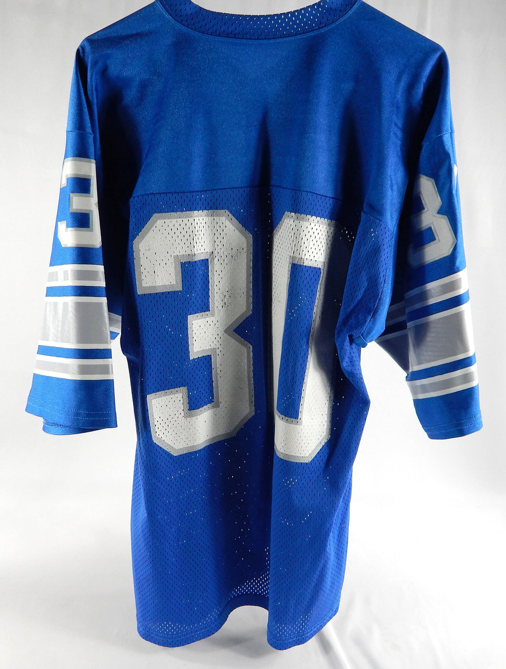 1980s Detroit Lions #30 Authentic Blue Jersey L 785 Pic2
