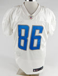 2017 Detroit Lions #86 Game Issued White Practice Jersey 48 DP103171