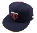 2026 MLB Field of Dreams Minnesota Twins New Era 5950 Fitted Hat Cap Navy 7 3/8
