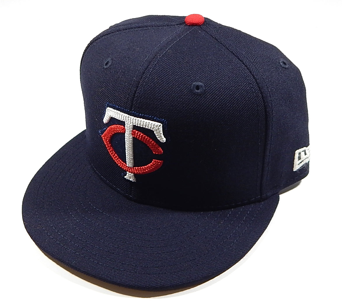 2026 MLB Field of Dreams Minnesota Twins New Era 5950 Fitted Hat Cap Navy 7 3/4