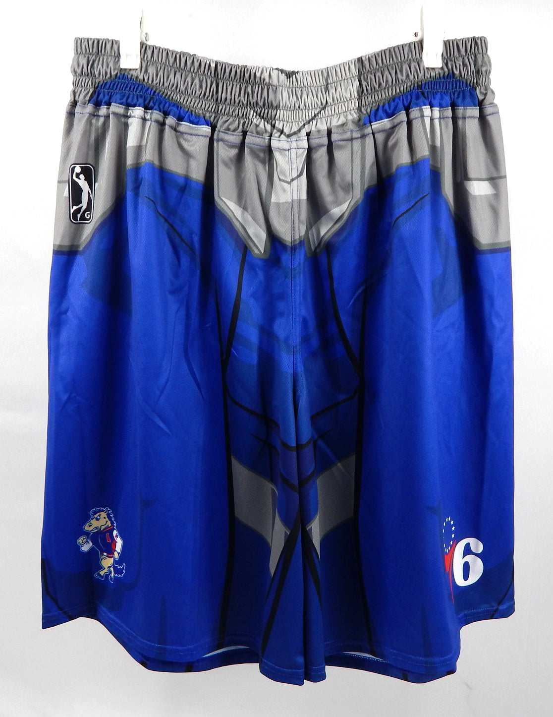 2023-24 Delaware Blue Coats Game Issued Blue Shorts Marvel Night XL 738