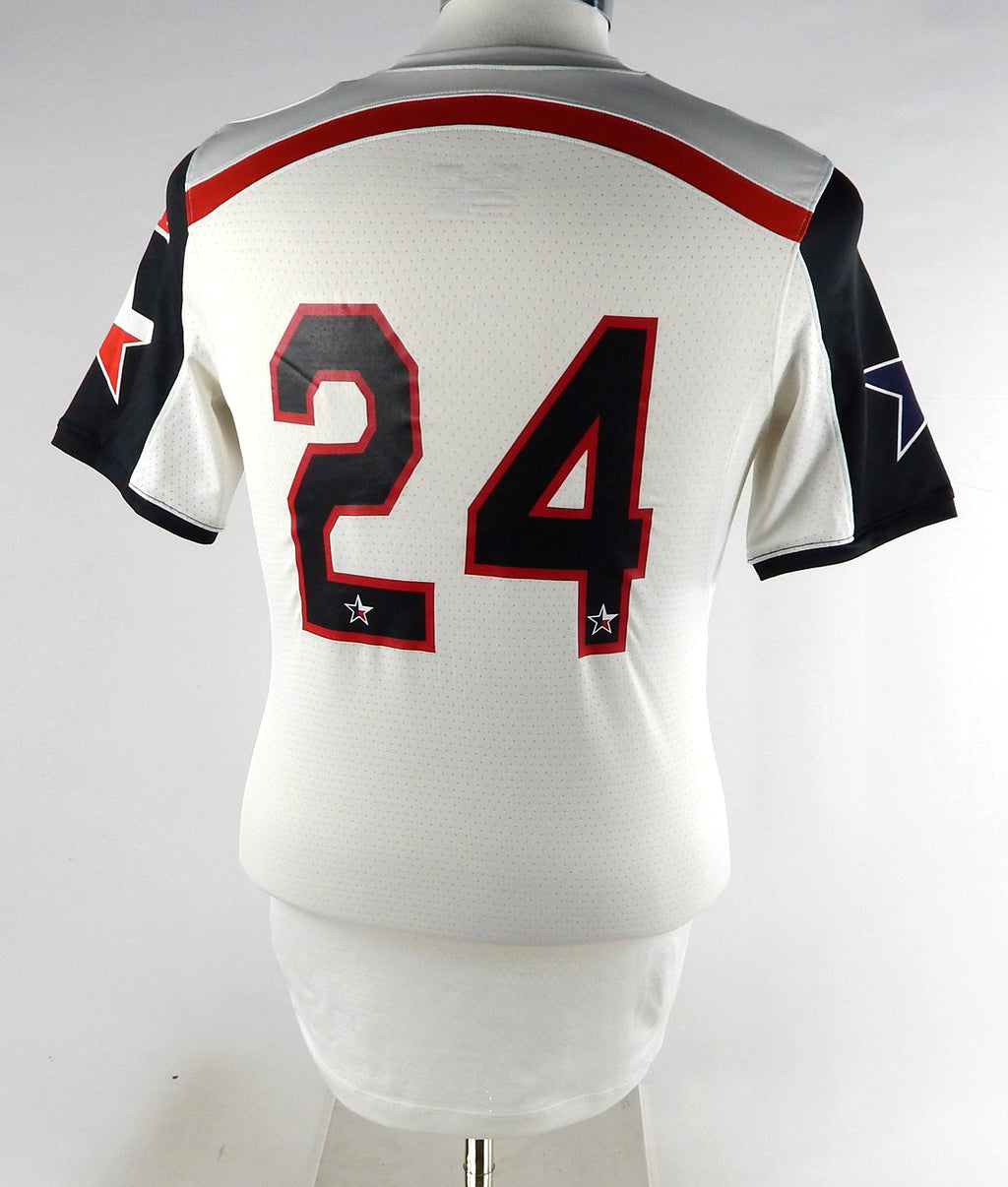 2015 Texas Tech Red Raiders #24 Game Used White Jersey LoneStar Pride W Soccer 1 Pic2