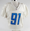 2018 Detroit Lions A'Shawn Robinson #91 Game Used White Practice Jersey 48 73