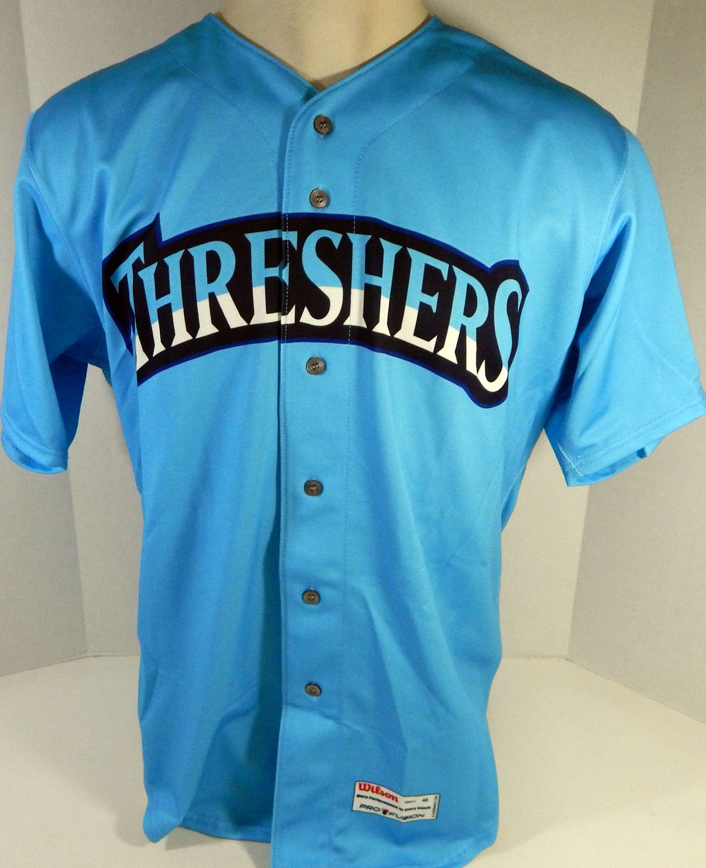 2012 Clearwater Threshers Drew Naylor #41 Game Issued Blue Jersey Prostate 401 Pic2
