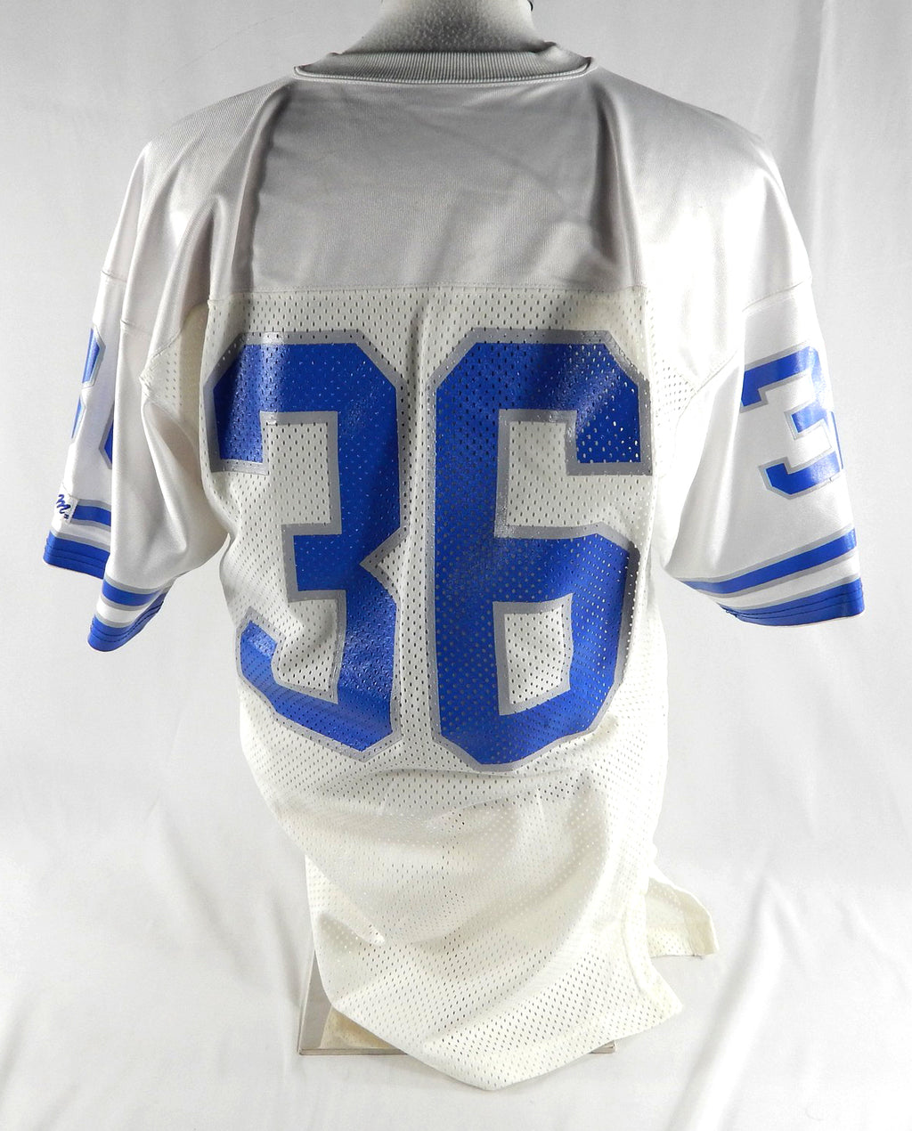 1980s Detroit Lions #36 Game Issued White Jersey 46 789 Pic2