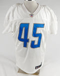 2017 Detroit Lions Charles Washington #45 Game Issued White Practice Jersey 75