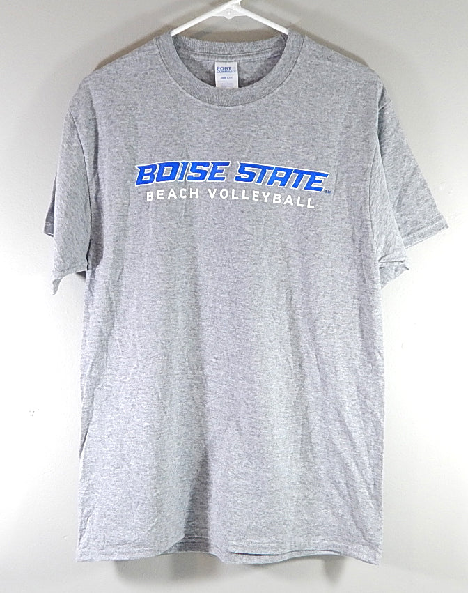 Boise State Broncos Beach Volleyball Team Issued Tee Shirt Heather Gray New S