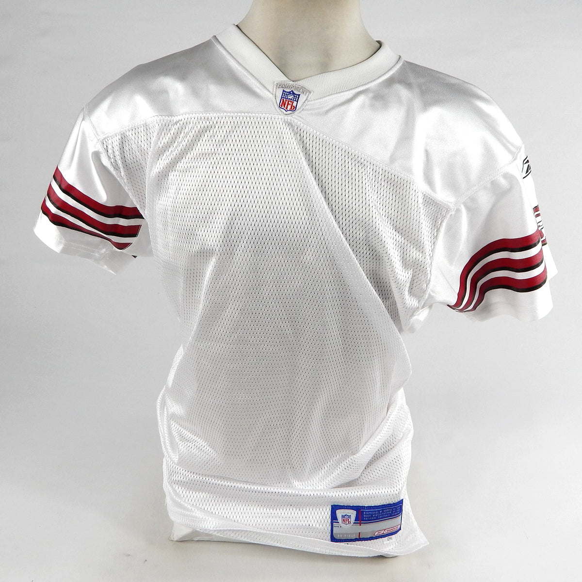 2004 San Francisco 49ers Blank # Game Issued White Jersey 42 518