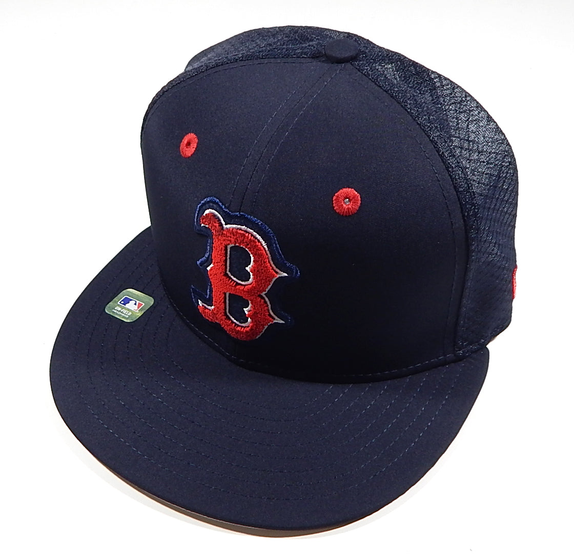 2026 MLB All Star Game Boston Red Sox New Era 5950 Mesh Hat Cap Navy 7 5/8 Pic2